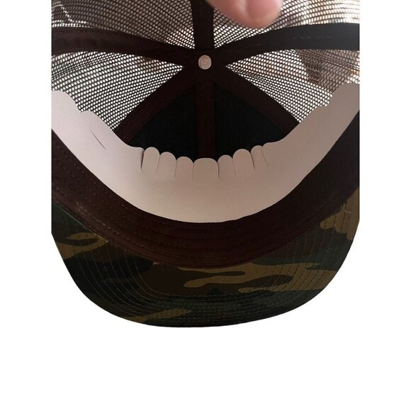 Deep Eddy Vodka Camo Mesh Trucker Snapback Hat Otto Brand Austin's Original NEW - Picture 4 of 6